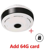 1080P Panoramic Camera 360 Wifi Webcam IP Fisheye CCTV Mini Camcorder Wireless Video Cam 3D VR Security Recorder Wide Angle