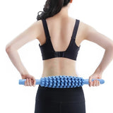 Relax the muscle fascia massager sticks wheel gear fiess drum massage roller elastic rods