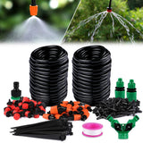 Mist Cooling Drip Irrigation System Garden Plant Automatic Watering Hose Kit 5M/10M/15M/20M/30M/40M