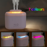 1pc, Air Humidifier, 111.59oz Portable 7 Colors Large Capacity Air Humidifiers Low Noise Silent Humidifier With Led Light