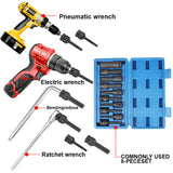 8/10PCS Set Car Repair Removal Tools Wrench Bar Hexagonal Socket Inside The Wind Cannon Universal Automotive Accessories