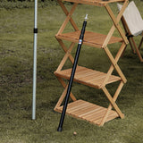 Beach Shelter Awning - Adjustable, about 90.55 inches, Camping Tarp Bar, Lightweight Telescoping Tent Pole, Outdoor Accessories