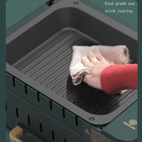 Automatic Rotation of Skewer hine Indoor less Electric Grill Household Multifunctional Barbecue Pot 220V