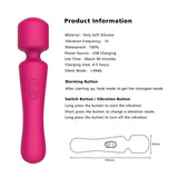 silicone massage stick usb charging red vibrators 10 frequency earthquake massager