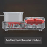 2022 new Home use multi-function digital toaster grill frying pan 5 in 1 Electric Breakfast Maker hine