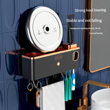 1pc Smart Sterilization Toothbrush Holder, Automatic Toothpaste Dispenser, Wall Mounted Bathroom Storage Rack, Dustproof Toothbrush Storage Organizer, Bathroom Multifunctional Toothpaste Toothbrush Container, Bathroom Accessories