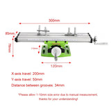 Multifunction Milling hine Working Slide Table Vise Fixture Adjustment Worktable With Plat Nose Pliers For Drill