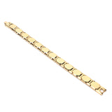 Therapy Bracelet Magnetic Therapy Bracelet Pain Relief Gold Fashionable for Men for Outdoor Activity for Health Care for Women