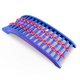 Magic Back Stretcher Lower Lumbar Support Spine Waist lumbar correction relaxing massage relieve pain with magnetic roller