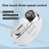 Electric Clippers with Dryer Light Rechargeable Trimming hine for Children Portable Automatic Nail Trimmer