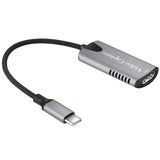 1 PCS 4K1080P 60Hz Video Capture Card Silver Aluminum Alloy Is Suitable For Game Camera Recording Live
