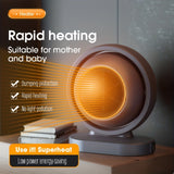 1pc 380W Electric Heater Portable Desktop Fan Heater, Heating Warm Air Blower Home Office Warmer Machine For Winter Thanksgiving Halloween Christmas Gift Fall Winter Essential