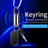 Digital Smart Audio Recorder Keychain Sound Pen Noise Reduction MP3 Music Player Mini Voice Recording