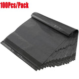 100Pcs/Lot Self-seal Adhesive Courier Storage White Black Plastic Poly Envelope Mailer Shipping Bags