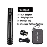 Ambition Wireless Tattoo Machine Pen Permanent Makeup Eyeliner Lips Tools Micropigmentation Semi-Permanent