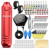 Pen Set One-body Needle Color Transfer Paper Power Tattoo hine Maquina Para Tatuar