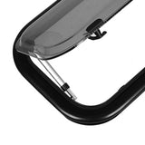 RV Push Out Window 500mm 350mm with Screen Sunshade Acrylic Glass 75° Opening Angle Anti UV for Trailer Campers Aluminum Alloy