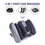 Electric Hot Selg Kneading Roller Vibration Leg and Foot Massage hine with cold For Home or Office Use