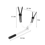 Rod Holder 360 Degree Rotating Detachable Accessories Portable Bracket Pole Stand for Raft Boat Fishing
