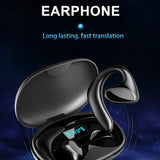 Newest Bluetooth 5.1 Translation Headphones 144 Languages Instant Translate Smart Voice Wireless Music Earphones Translator 2024