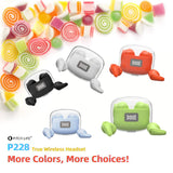P228 Colorful Transparently Wireless Bluetooth Headset Touch Light Mini High Quality Earplugs Anti Sweat HD Sound Stereo Univer