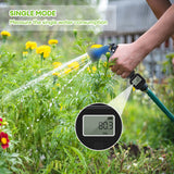 SGS05Garden wMeter Digital Display Consumption Tester Water wVelocity Detector Garden Plant Watering Accessory