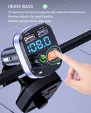 4.8A Car Mp3 Player Bluetooth 5.0 FM Transmitter Receiver Dual USB Charger Phone Handsfree Car Kit Support TF Card U Disk EQ Mod