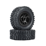 4Pcs Metal Beadlock Hub Wheel Rim and Rubber Tire for C14 C24 B14 B24 B36 MN D90 MN99S RC Car Upgrade Parts,2