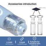 Hydra Pen With Cartridges Electric Automatic Derma Stamp Micro Needling Pen Essence Import Hydrating Hyaluronic Acid Applicator