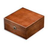 Wooden Holder for Watches Top Jewelry Box Grids Watch Organizer New Square