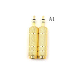 3.5 plug Jack Stereo Audio Adaptor For Microphone Headphone AUX Cable Convertor 3.5mm Male to 6.5 mm Female Adapter