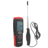 2in1 Mini Size Digital GT8911LCD Anemometer Thermal Handheld Wind Speed Volume Meter for Industrial Factory Office