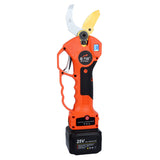 25V 40mm Cordless Electric Pruner Shear Efficient Fruit Tree Bonsai Pruning Branches Cutter(Tall trunk No Inclued)