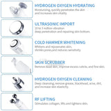 7 in 1 Pro Equipment Hydro Dermabrasion Water RF Lifting Face Cleansing Aqua Peeling Jet Blackhead Removal Facial Oxygen Beauty hine