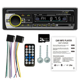 JSD-520 Car Radio In Dash 1 Din Tape Recorder MP3 Player FM Audio Stereo USB/SD AUX Input ISO Port Bluetooth Autoradio