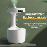 1pc, 27.05oz Water Drop Backflow Humidifier - USB Powered Desktop Office And Home Decor