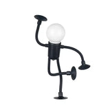 Changeable Shape Funny Sportsman Night Light Button Battery Desk Versatile Mini Lamp Creative Ornament Vacuum Adsorption
