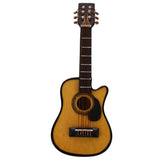 1:12 Miniature Music Instrument Acoustic Guitar Yellow and Brown red