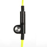 Green Fashion Noodle style earbud headphone K plug for KENWOOD Baofeng BF888s UV5R UV82 Wouxun TYT Pu etc walkie talkie
