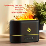 1pc, Aroma Diffuser, Simulation Flame Essential Oil Aroma Diffuser Desktop Mini Air Humidifier