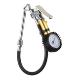 0-220Psi Air e Tyre Pump Iator Heavy Duty Gun with Rubber Hose Pressure Gauge High Precision for Car Truc Tires