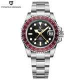 PAGANI DESIGN GMT NH34 Luxury Men Mechanical Wristwatch Ceramic Bezel Waterproof Automatic Watches Men's Business Reloj Hombre