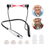 Portable Tinnitus Ear Therapy 650nm Laser LLLT Irradiation Earplugs Os Media Deafness Nose Rhinitis Sinusitis Treatmen