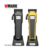 WMARK NewNG-2053A Professional Clipper Men's Oil Head Gradient Electric Clippers with Charging Base Hair Cutting hine