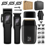 RESUXI 977 New 3 in 1 Professional Clipper and Electric Set for Barber Men Trimmer Shaver Hair Cutting hine