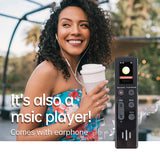 64GB Digital Voice Recorder Noise Reduction Record 290hrs Storage w Playback MP3 Music Player 1536KBPS HD Recording for Lectures