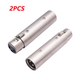 2PCS/4PCS To XLR to Male Microphone Audio Converter 3 Pin Female Cable Adapter
