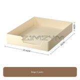 File Box Superimposed Magazine Document Storage Rack Multifunctional Paper Tray Desk Organizer Office Accessories