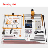 Mini Router Pro Aluminum Frame CNC 3018 Plus Upgrade Kit NEMA17 Stepper Motor 500W Spindle Limit Switch Offe Control
