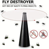 1pc, Fly Fan Outdoor Picnic Small Ceiling Fan To Drive Away Flies And Mosquitoes, Rechargeable Fan For Setting Up A Meat Stall To Drive Away Flies, Fully Automatic Charging Fan For RV Outdoor Cooking Backyard Garden Camping Picnics Beach